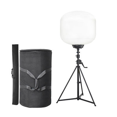 आपातकालीन बचाव एलईडी गुब्बारा लाइट टॉवर जिसमें IP65 वाटरप्रूफ, 5000K रंग तापमान और 5 मिनट का मुद्रास्फीति समय है