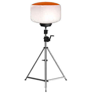 800W पोर्टेबल एलईडी गुब्बारा लाइट टॉवर IP65 128000lm 360° रोशनी