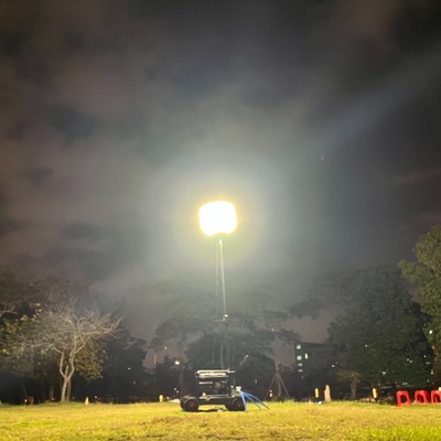 एलईडी 60W-1400W गुब्बारा वर्क लाइट टॉवर, बाहरी अनुप्रयोग के लिए 360 डिग्री रोशनी