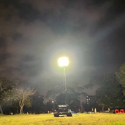 एलईडी 60W-1400W गुब्बारा वर्क लाइट टॉवर, बाहरी अनुप्रयोग के लिए 360 डिग्री रोशनी