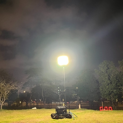एलईडी 60W-1400W गुब्बारा वर्क लाइट टॉवर, बाहरी अनुप्रयोग के लिए 360 डिग्री रोशनी