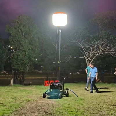 700W पोर्टेबल एलईडी जनरेटर निर्माण और बाहरी प्रकाश आवश्यकताओं के लिए मोबाइल लाइट टॉवर