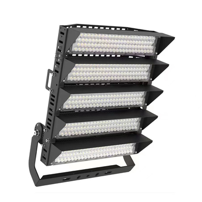 डाइ कास्ट एल्यूमीनियम एलईडी स्टेडियम लाइट्स 1250W सॉफ्टबॉल फील्ड के लिए एलईडी स्पोर्ट्स फ्लड लाइट्स