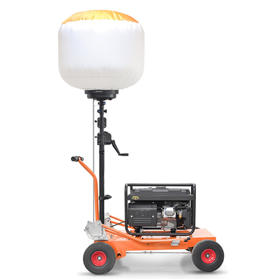 AC220V हाई मास्ट लाइट टॉवर 700W बैटरी संचालित बेलन एलईडी लाइट टॉवर निर्माण के लिए