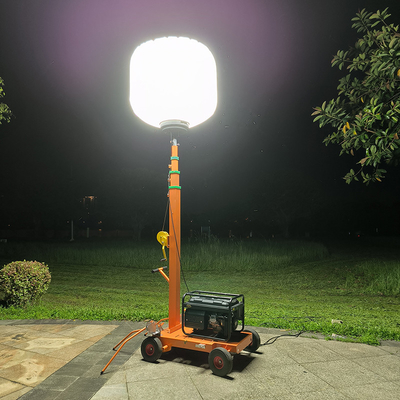 उच्च शक्ति एलईडी दूरबीन लाइट टॉवर 1400W बाह्य बैलून टॉवर रोशनी औद्योगिक के लिए