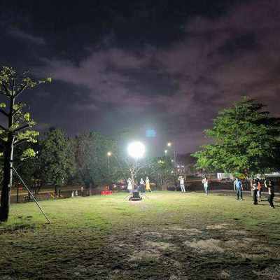 500W-1400W LED गुब्बारा लाइट IP65 50000 घंटे 360° ओमनी कवरेज