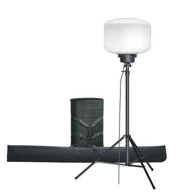 पोर्टेबल एलईडी गुब्बारा लाइट 320W IP65 डिमेबल आउटडोर निर्माण के लिए