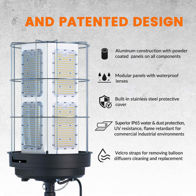 500W एलईडी गुब्बारा लाइट IP65 50000Hrs 160lm/W AC90-305V