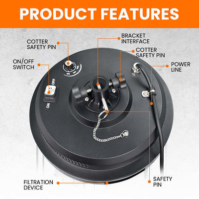 500W एलईडी गुब्बारा लाइट IP65 50000Hrs 160lm/W AC90-305V