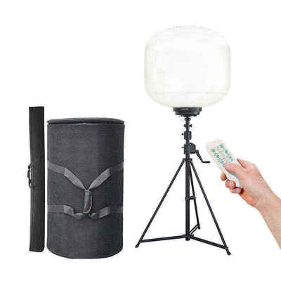 Portable Light Tower with AC90-305V Input Voltage 160LM/W Efficiency and Aluminum + Steel + PC + Fabric Material